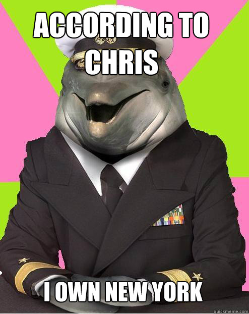 According to 
Chris I own new york  Admiral commander dolphin