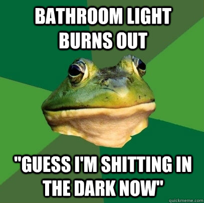 Bathroom Light burns out 