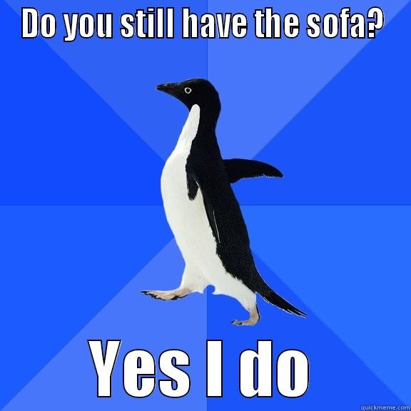 DO YOU STILL HAVE THE SOFA? YES I DO Socially Awkward Penguin