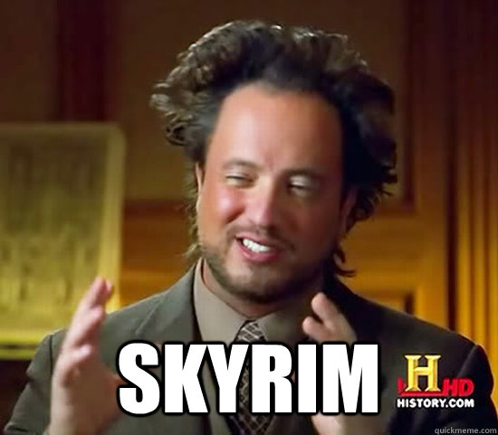 skyrim  Ancient Aliens