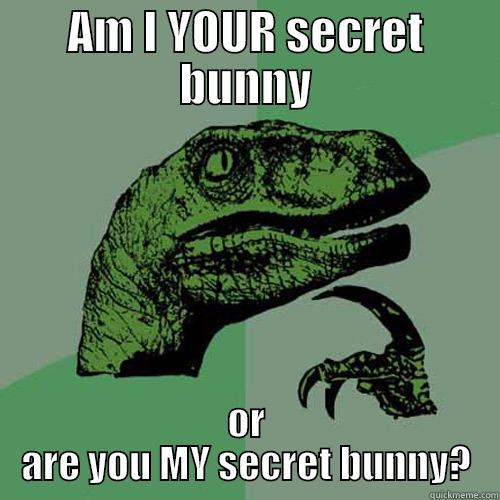 AM I YOUR SECRET BUNNY OR ARE YOU MY SECRET BUNNY? Philosoraptor