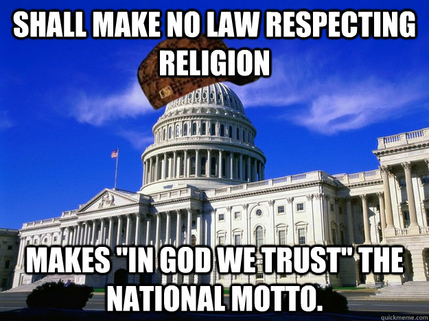 Shall make no law respecting religion Makes 