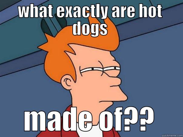 WHAT EXACTLY ARE HOT DOGS MADE OF?? Futurama Fry