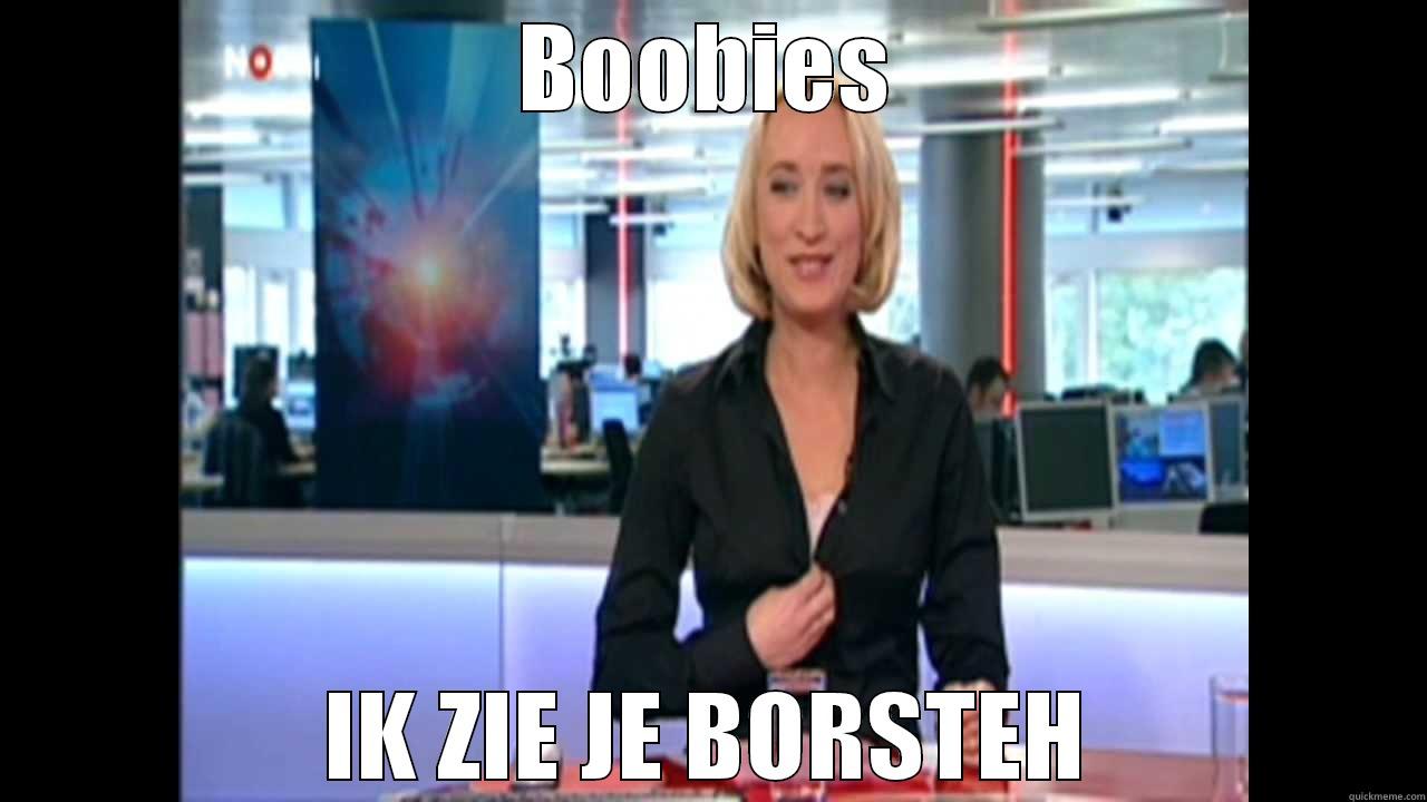 BOOBIES IK ZIE JE BORSTEH Misc