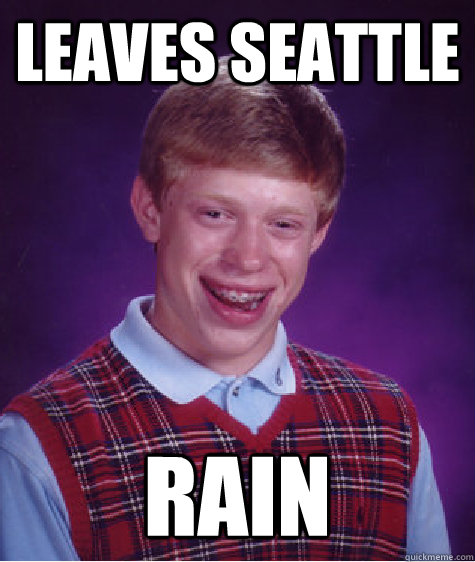 Leaves Seattle Rain - Leaves Seattle Rain  Bad Luck Brian