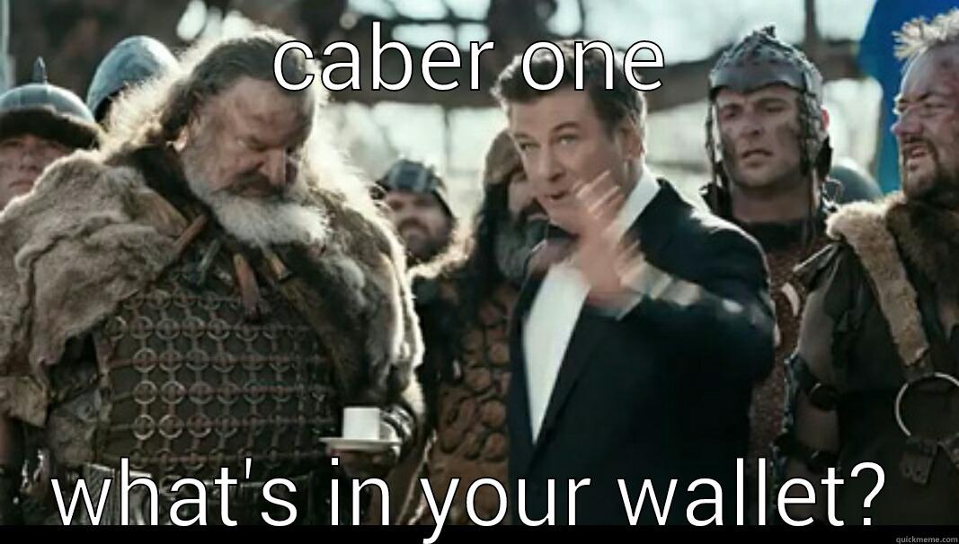 caberone bank - CABER ONE WHAT'S IN YOUR WALLET? Misc