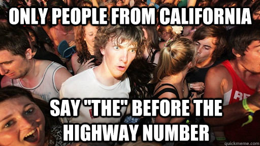 only people from california say 