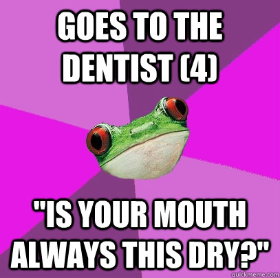 Goes to the dentist (4) 