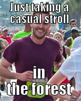 JUST TAKING A CASUAL STROLL IN THE FOREST Ridiculously photogenic guy