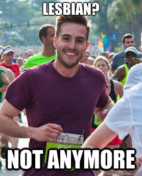 lesbian? not anymore  Ridiculously photogenic guy