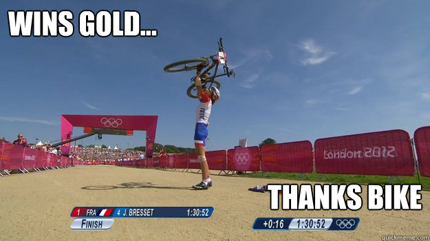 Wins Gold... thanks bike - Wins Gold... thanks bike  GGMTB