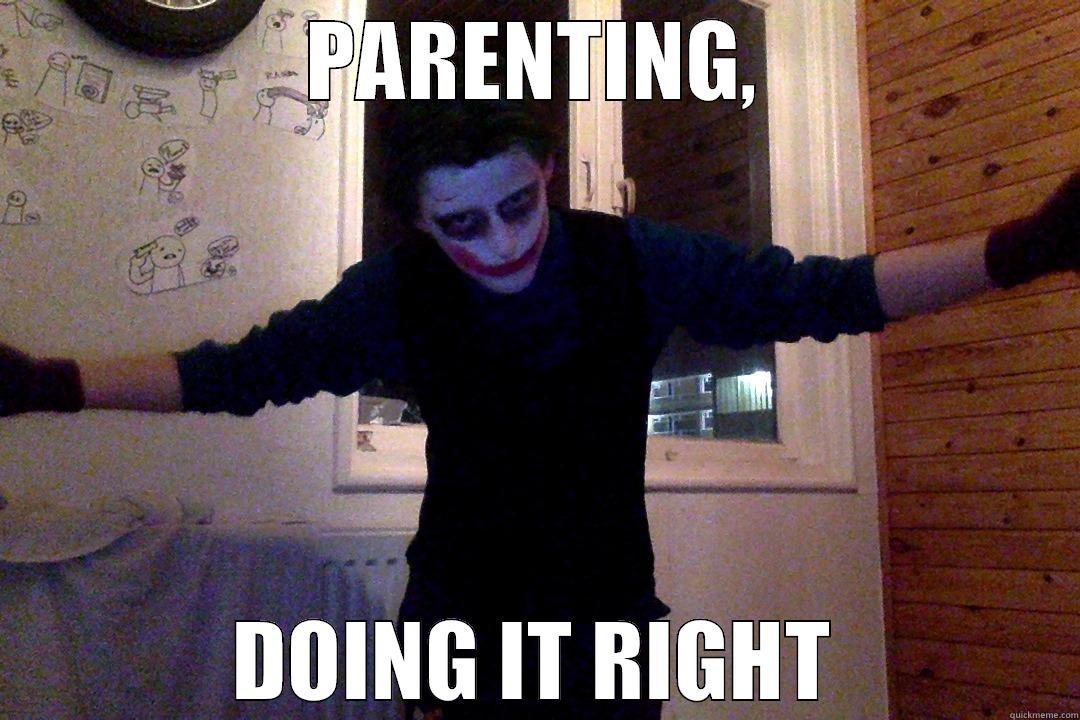 PARENTING, DOING IT RIGHT Misc