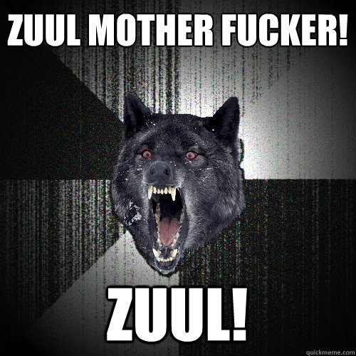 Zuul mother fucker!
 ZUUL!  Insanity Wolf