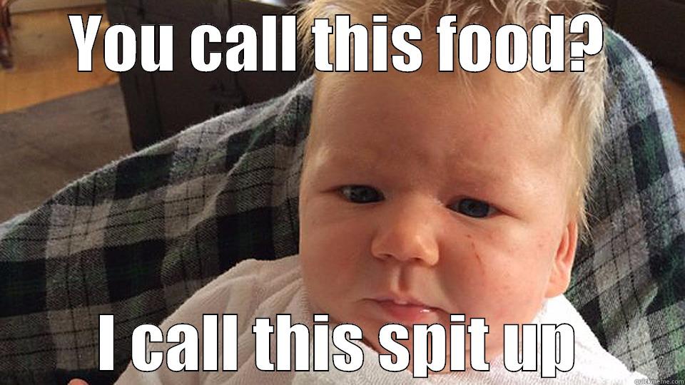 Baby Gordon Ramsay is not impressed - YOU CALL THIS FOOD? I CALL THIS SPIT UP Misc