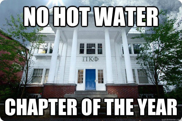 No hot water chapter of the year - No hot water chapter of the year  UW Pikapps