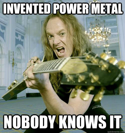 invented Power Metal Nobody Knows it - invented Power Metal Nobody Knows it  Kai Hansen is Mad