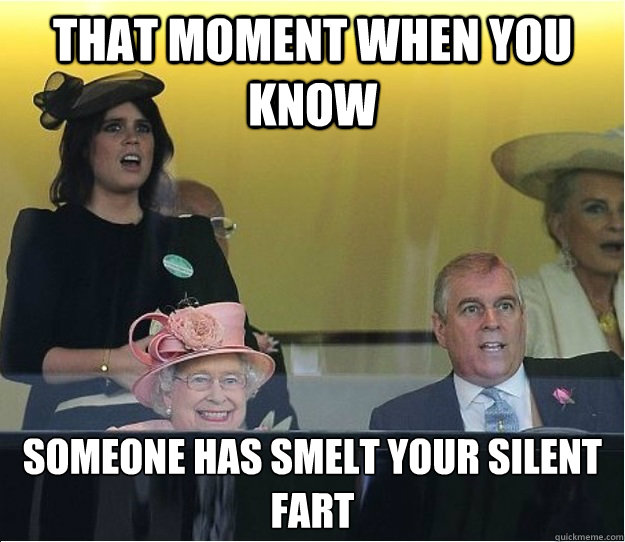 That moment when you know someone has smelt your silent fart - That moment when you know someone has smelt your silent fart  Misc