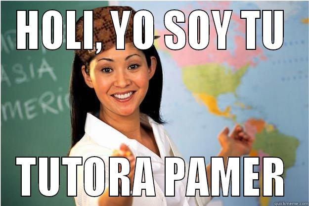 HOLI, YO SOY TU TUTORA PAMER Scumbag Teacher