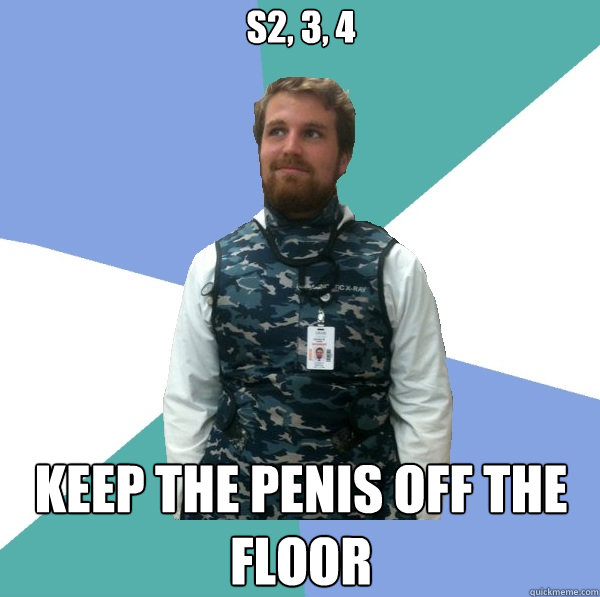 S2, 3, 4 Keep the penis off the floor  Unabridged First Year Medical Student