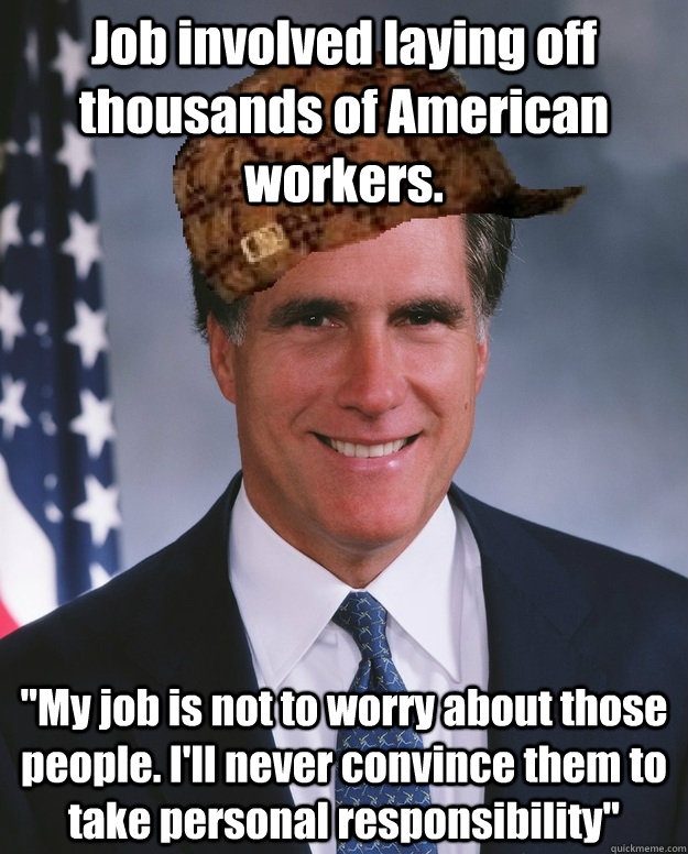 Job involved laying off thousands of American workers. 