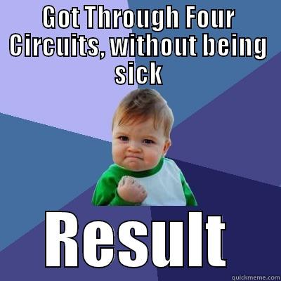 circuit training - GOT THROUGH FOUR CIRCUITS, WITHOUT BEING SICK RESULT Success Kid