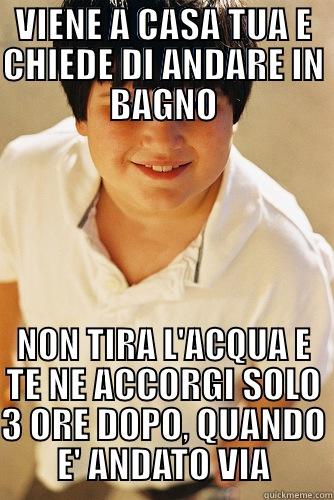 VIENE A CASA TUA E CHIEDE DI ANDARE IN BAGNO NON TIRA L'ACQUA E TE NE ACCORGI SOLO 3 ORE DOPO, QUANDO E' ANDATO VIA Misc