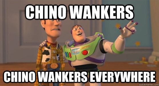 chino wankers chino wankers everywhere  Toy Story Everywhere