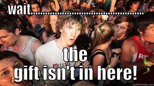 WAIT............................................... THE GIFT ISN'T IN HERE! Sudden Clarity Clarence