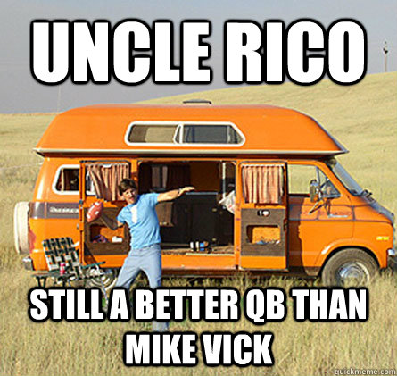 Uncle Rico Still a better QB than Mike Vick  Eagles