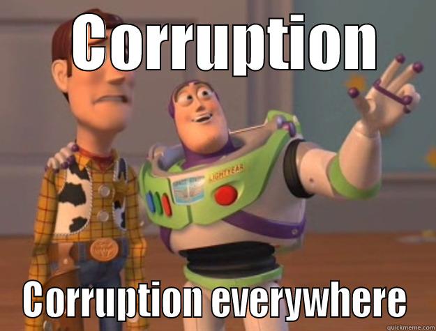 FIFA meme -   CORRUPTION CORRUPTION EVERYWHERE Toy Story