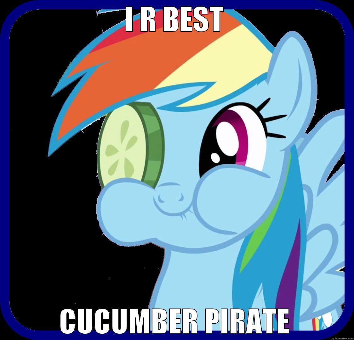 DON'T! I'M ALLERGIC TO ADORABLENESS! - I R BEST CUCUMBER PIRATE Misc