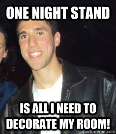 One night stand is all i need to decorate my room!  