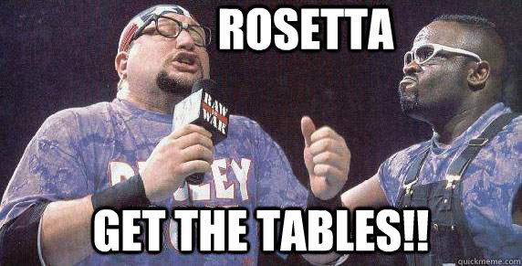 ROSETTA GET THE TABLES!!  Devon Get The Tables