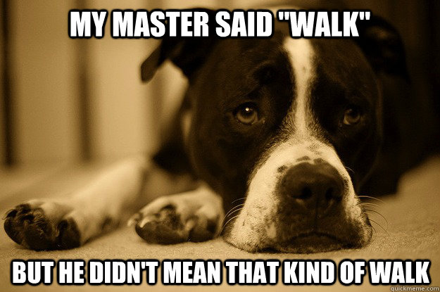 My master said 