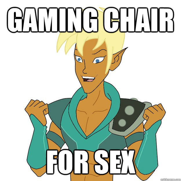 Gaming chair for sex  