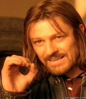    One does not simply slide to unlock