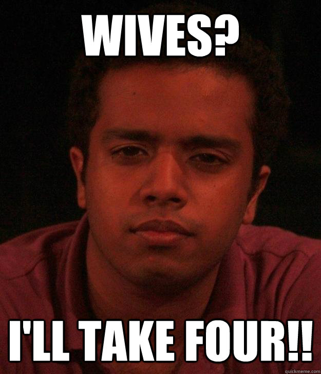 Wives? I'll take FOUR!! - Wives? I'll take FOUR!!  Baller Naveed