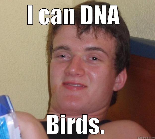 DNA Birds - I CAN DNA  BIRDS. 10 Guy