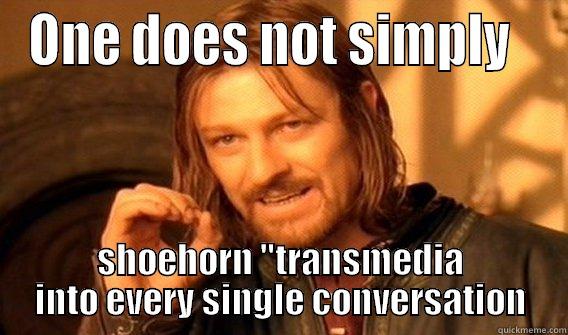 ONE DOES NOT SIMPLY   SHOEHORN 