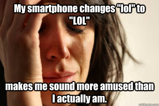 My smartphone changes 