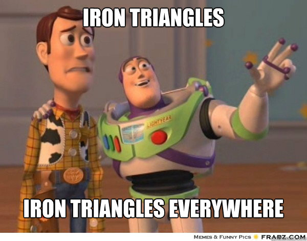 Iron triangles  iron triangles everywhere - Iron triangles  iron triangles everywhere  Buzzlightyear