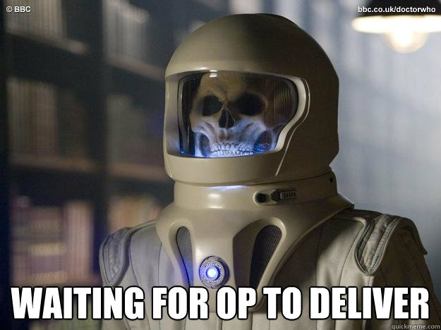 waiting for op to deliver  