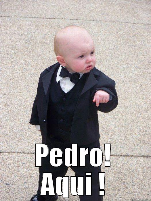 pedro aqui -  PEDRO! AQUI ! Baby Godfather