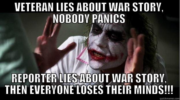 VETERAN LIES ABOUT WAR STORY - VETERAN LIES ABOUT WAR STORY, NOBODY PANICS REPORTER LIES ABOUT WAR STORY, THEN EVERYONE LOSES THEIR MINDS!!! Joker Mind Loss