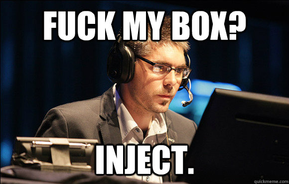 Fuck my box? INJECT. - Fuck my box? INJECT.  djWHEAT INJECT