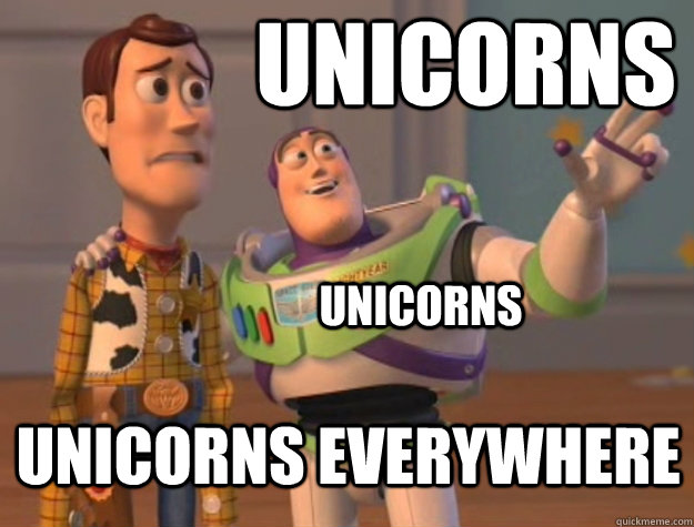 Unicorns Unicorns everywhere Unicorns  Buzz Lightyear