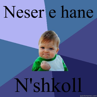 Neser e hane  N'shkoll - Neser e hane  N'shkoll  Success Kid