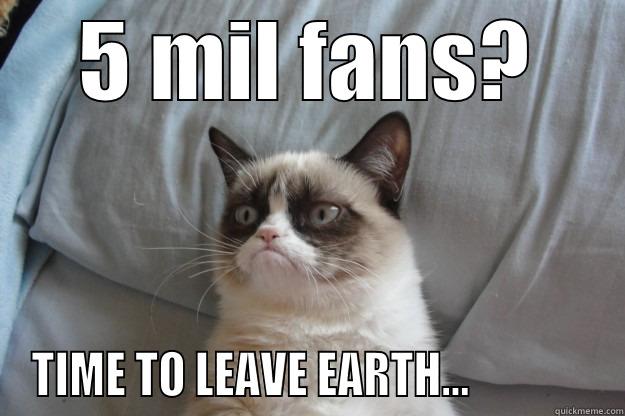 grumpy cat time to leave earth
