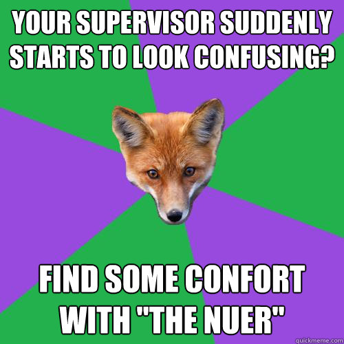 Your supervisor suddenly starts to look confusing? Find some confort with 