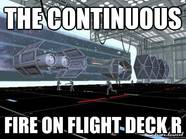 The Continuous Fire on flight deck r - The Continuous Fire on flight deck r  Misc